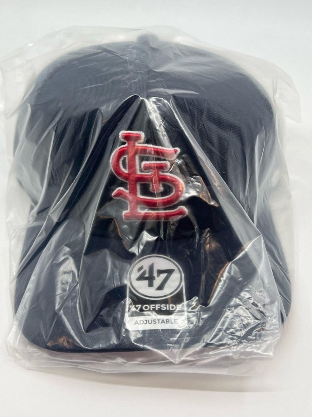 St. Louis Cardinals '47 Brand Offside Baseball Navy Blue Hat Snapback Mesh - NEW